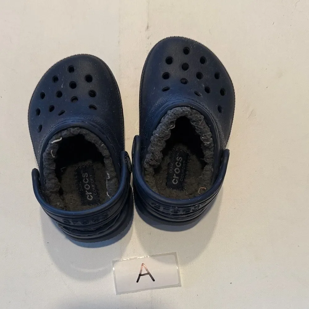 CROCS Kids Dark Blue Slippers